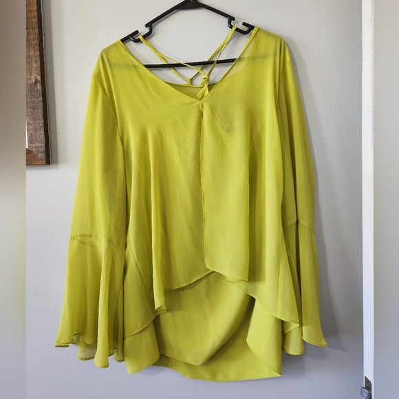 NWT Chico's Black Label Double Layer Top Size 2 - Picture 2 of 4